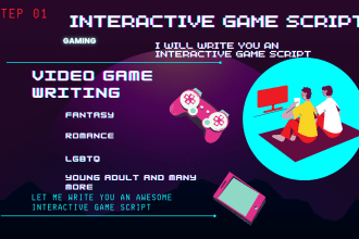 write you an amazing game script