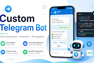 create a telegram bot in python