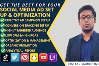 set up and optimize your social media ad campaigns