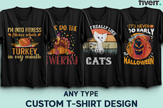 design custom t shirt design and t shirt art