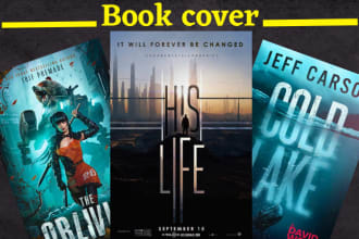 do an amazing book cover, amazon kindle book or ebook design