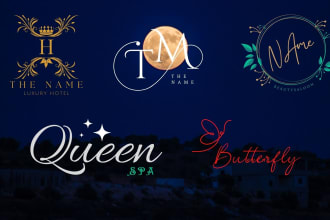 do any hotel, fashion, beauty, hair, spa, restaurant logo and invitation design