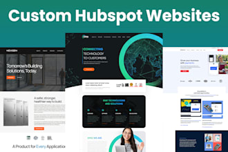 do custom hubspot websites, blogs, and hubspot landing pages
