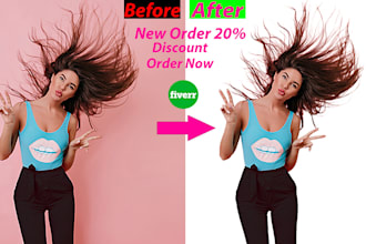 image editing hair masking or background removal service