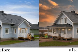 do a beautiful sky replacement for you