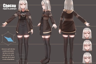 create your character design sheets