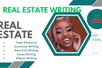 offer real estate  writing