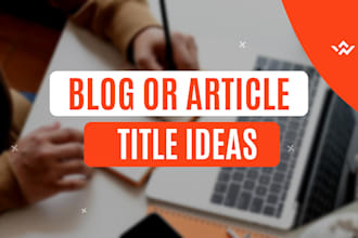 give you unique blog or article title ideas for your niche site