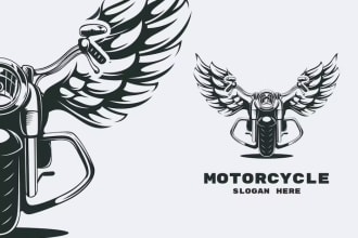 design super fantastic motorcycle logo in very short time