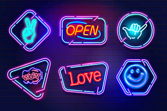 do 80s and 90s retro text effects, word art and logo design