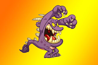 make different monster that is fun logo for your company