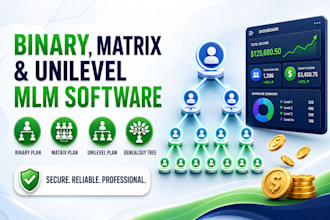 make binary plan, matrix, unilevel, hybrid MLM plan