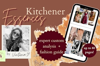 determine your kitchener essences and give fashion advice