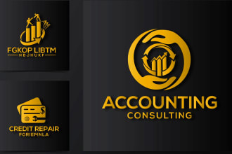 do accounting credit repair consulting financial logo