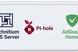 configure your technitium pihole adguard dns server