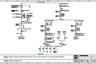 draw autocad drawings for your power systems