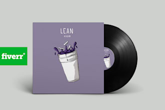 draw unique album or single cover art for all music genres