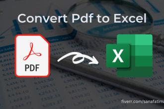 convert pdf to excel