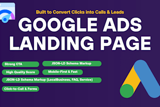 build a high converting landing page for google ads
