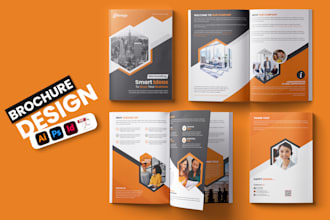 create PDF brochure annual report company profile proposal design
