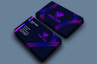 do professional luxury minimal modern business card design