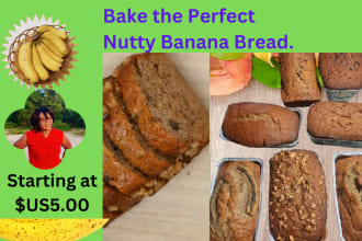 share my delicious nutty banana cake recipes