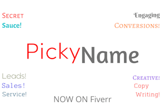 name your website app with available domains catchy taglines