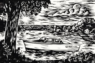 create awesome linocut illustration artwork