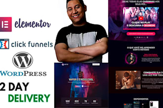 going to build a landing page or sales funnel in wordpress