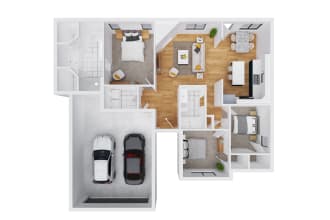 create 3d floor plan from matterport model or 2d drawing