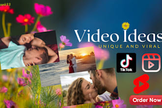 give you video ideas for instagram reels, youtube, tiktoks for you
