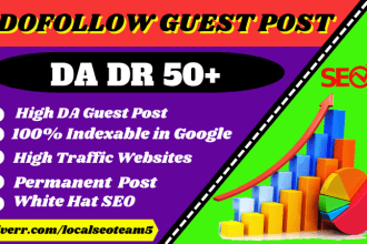 publish a guest post with do follow backlink on high da guest post sites