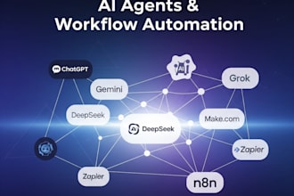 build ai agents and workflow automation with chatgpt and deepseek