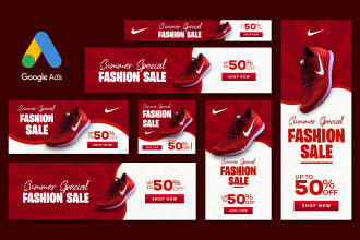 design professional google banner ads or adwords