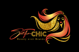 give creative beauty logo design with new concepts