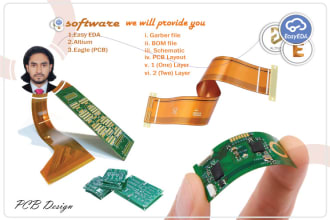 design professional pcb and schematic in easy eda and other software