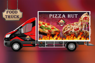 do food truck, food menu, food cart, restaurant menu ,stall wrap design