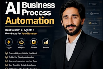 build custom ai agents, n8n workflow automation for business process auto