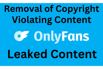 remove leaked content of onlyfans model under dmca