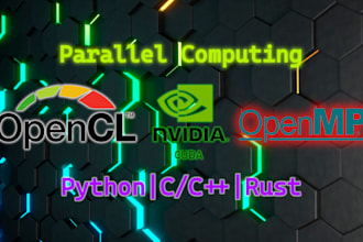 do parallel processing using cuda, opencl and cpu multithreading