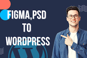 convert figma, PSD, xd, to wordpress and clone website by elementor pro