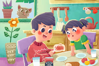 illustrate children story book