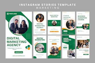 design creative instagram stories and post templates