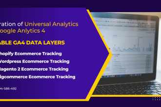 setup full google analytics 4 for wordpress shopify