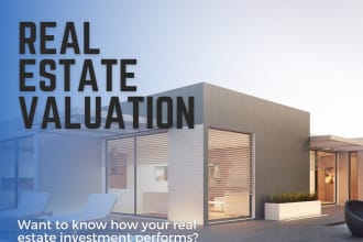 carry out real estate valuation  and real estate investment analysis