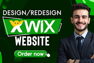 design and redesign wix website