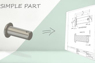 make a drawing from your 3d cad model