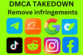 remove copyright,leaked,pirated, defaming,outdated,private content under dmca