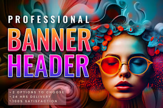design attractive banner ads, headers, sliders, hero image with PSD