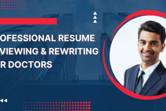 rewrite curriculum vitae and provide comments for doctors